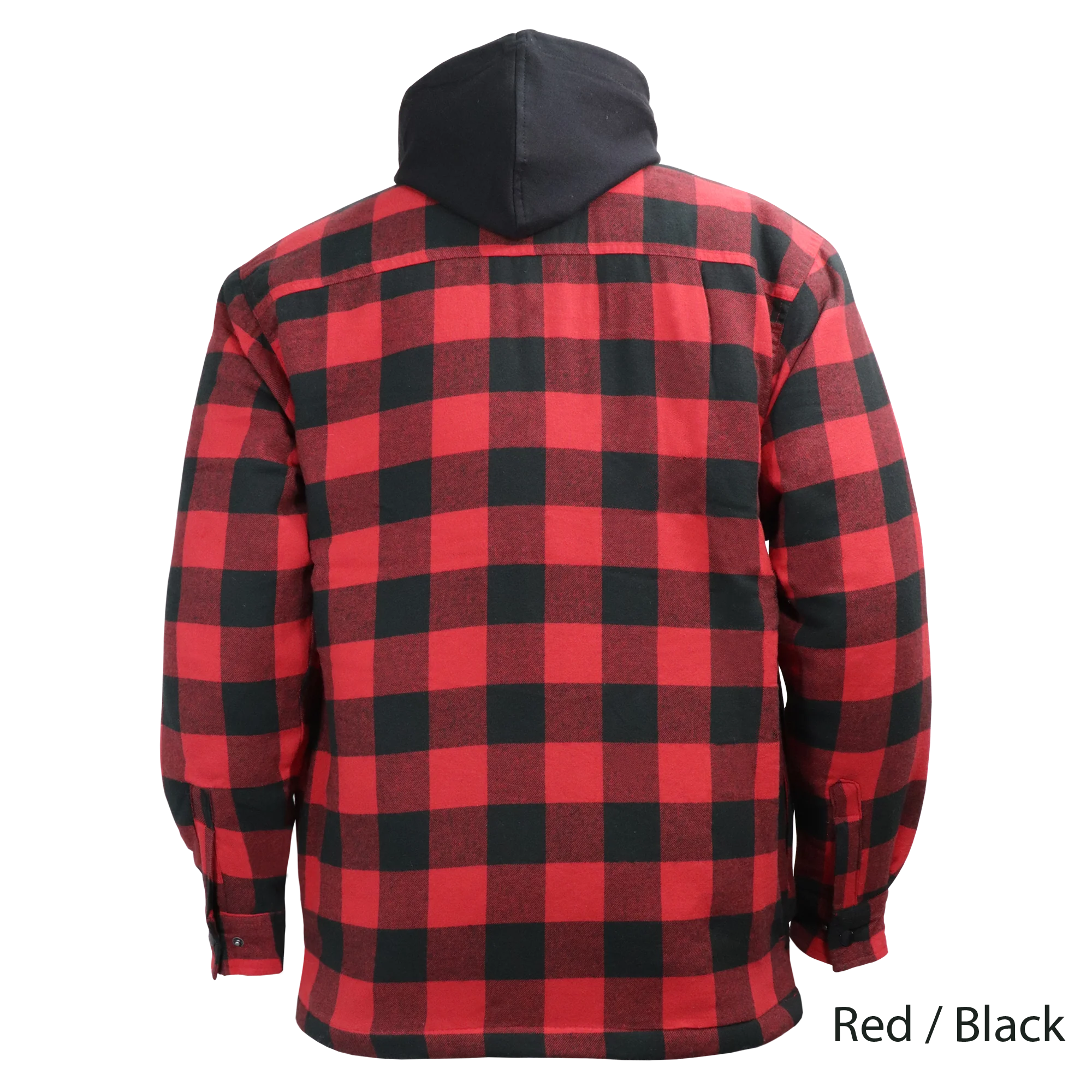 Gatts WorkWear Men's Lined Flannel Hooded Work Shirt - 626DCF