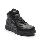PUMA Safety FrontCourt Black Mid 6" CSA Work Boots