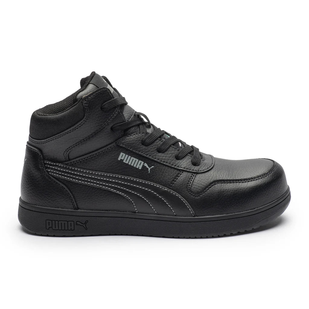 Bottes de travail PUMA Safety FrontCourt Black Mid 6 po CSA
