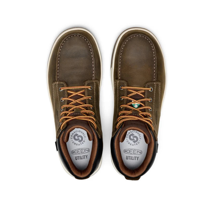 KEEN Men's CSA Gibson Boot (Carbon Toe)