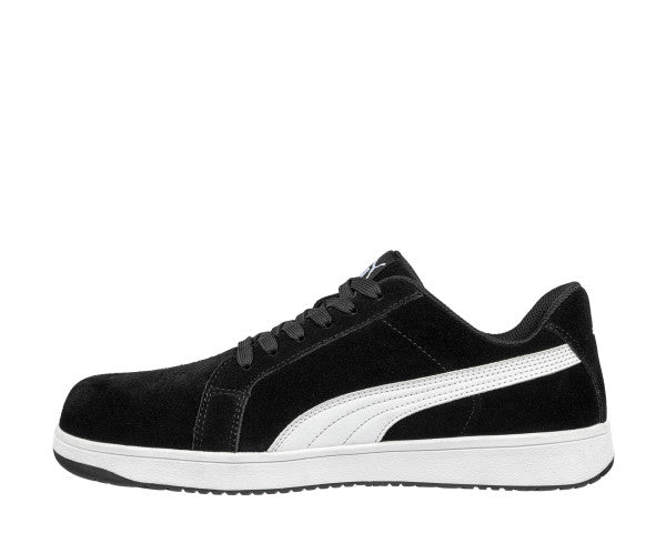 PUMA Safety Iconic Black Low Work Shoes