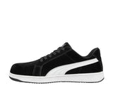 PUMA Safety Iconic Black Low Work Shoes