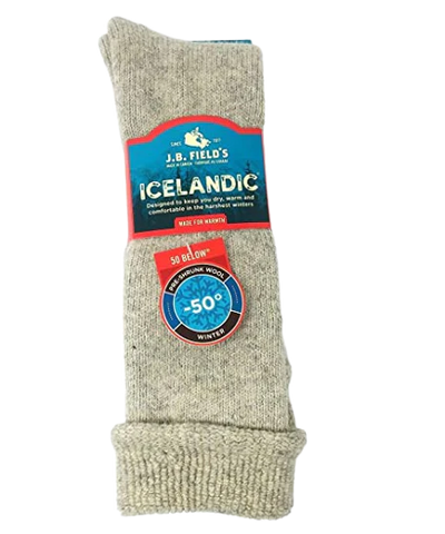 J.B. Field's Men's Icelandic "50 Below Gumboot" Wool Thermal Sock - 8565