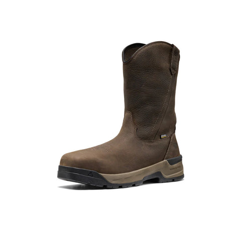 KEEN Men's Flatland Pull-On Waterproof Carbon Toe CSA Work Boot - 1031456