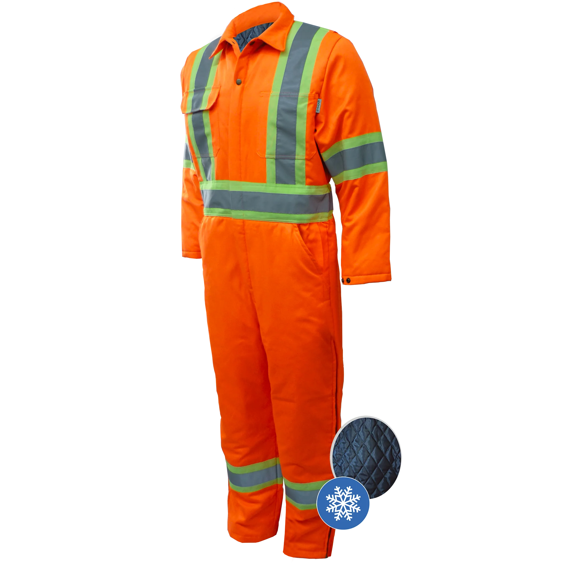 Gatts WorkWear Hi-Vis Lined Coverall – 791XD4