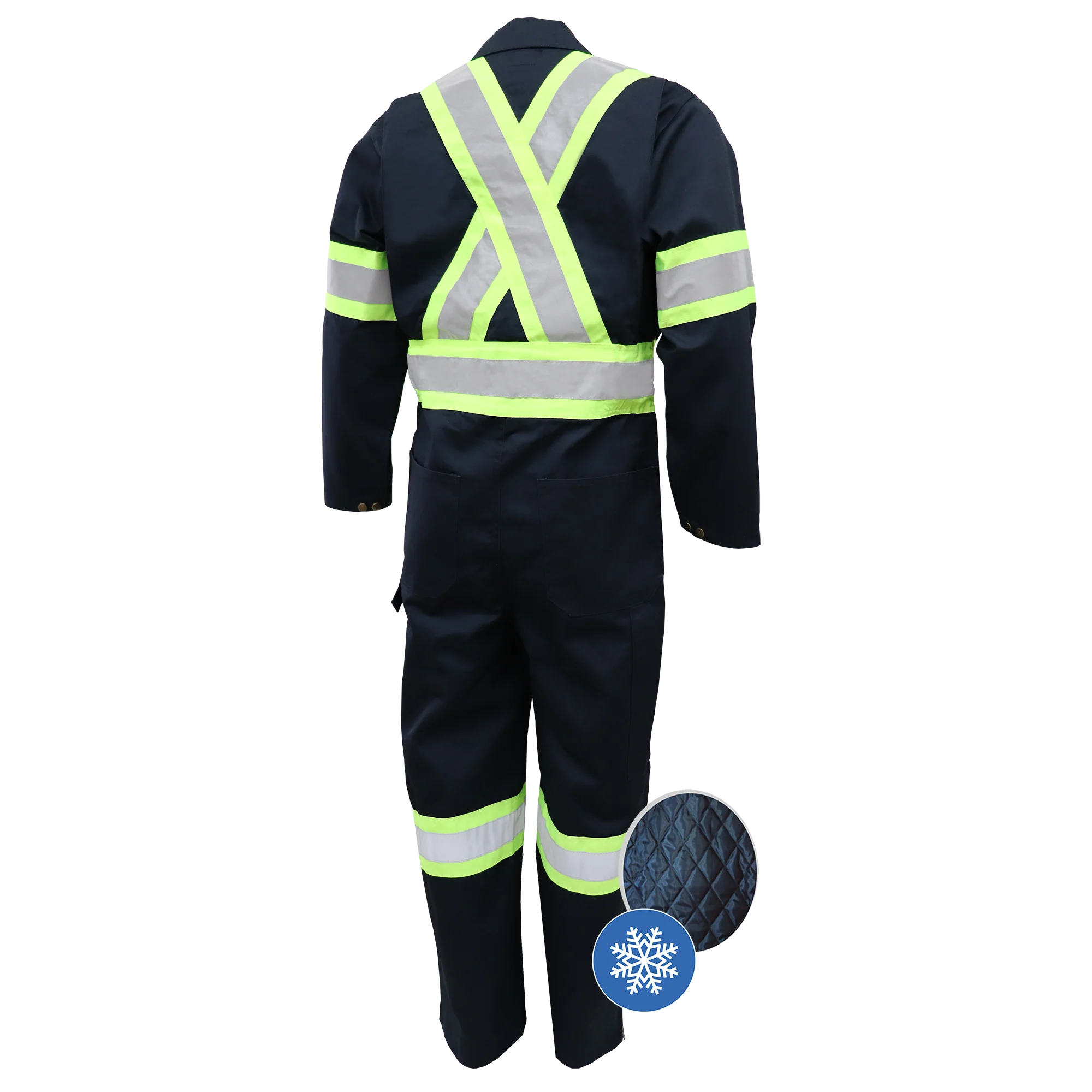 Gatts WorkWear Hi-Vis Lined Coverall – 791XD4