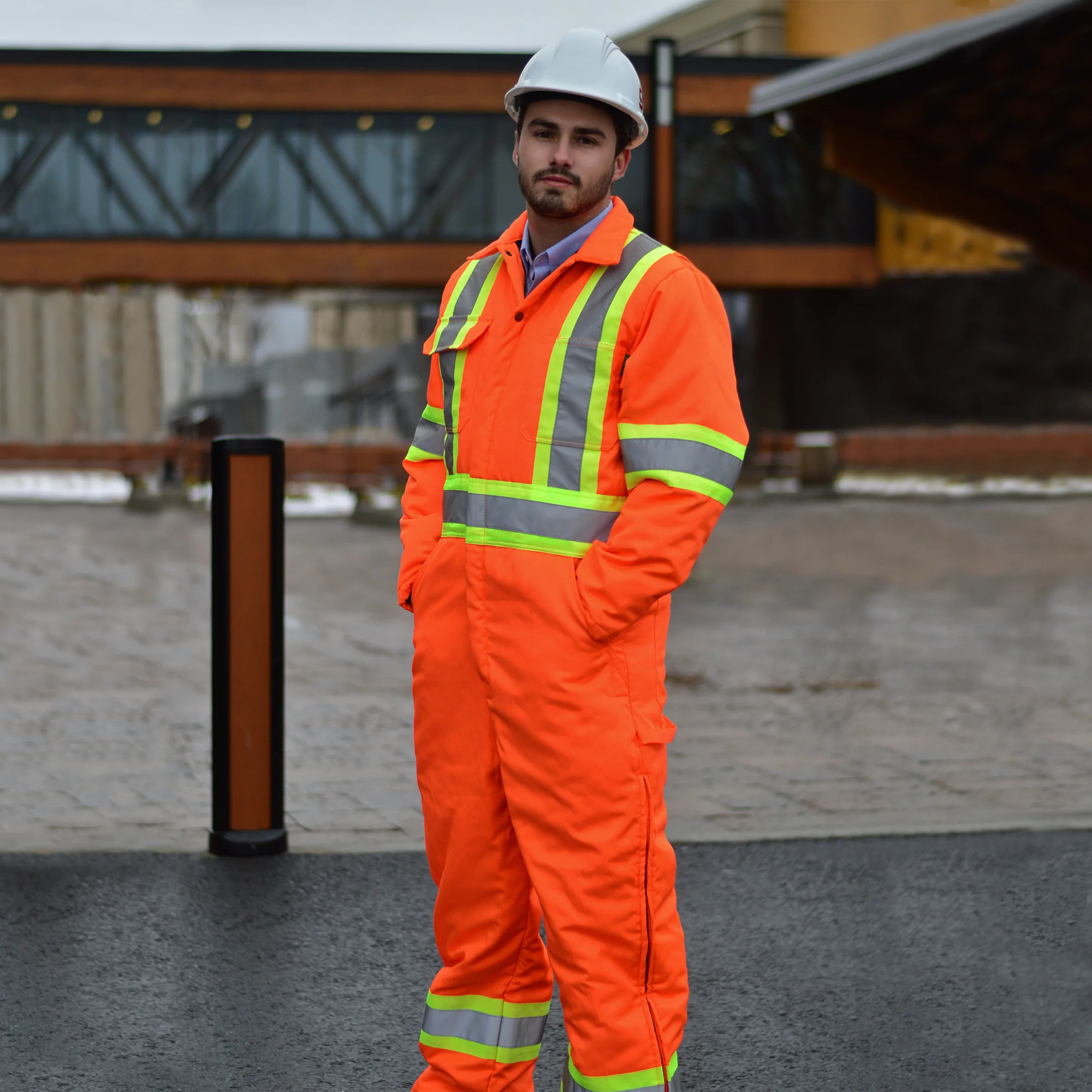 Gatts WorkWear Hi-Vis Lined Coverall – 791XD4