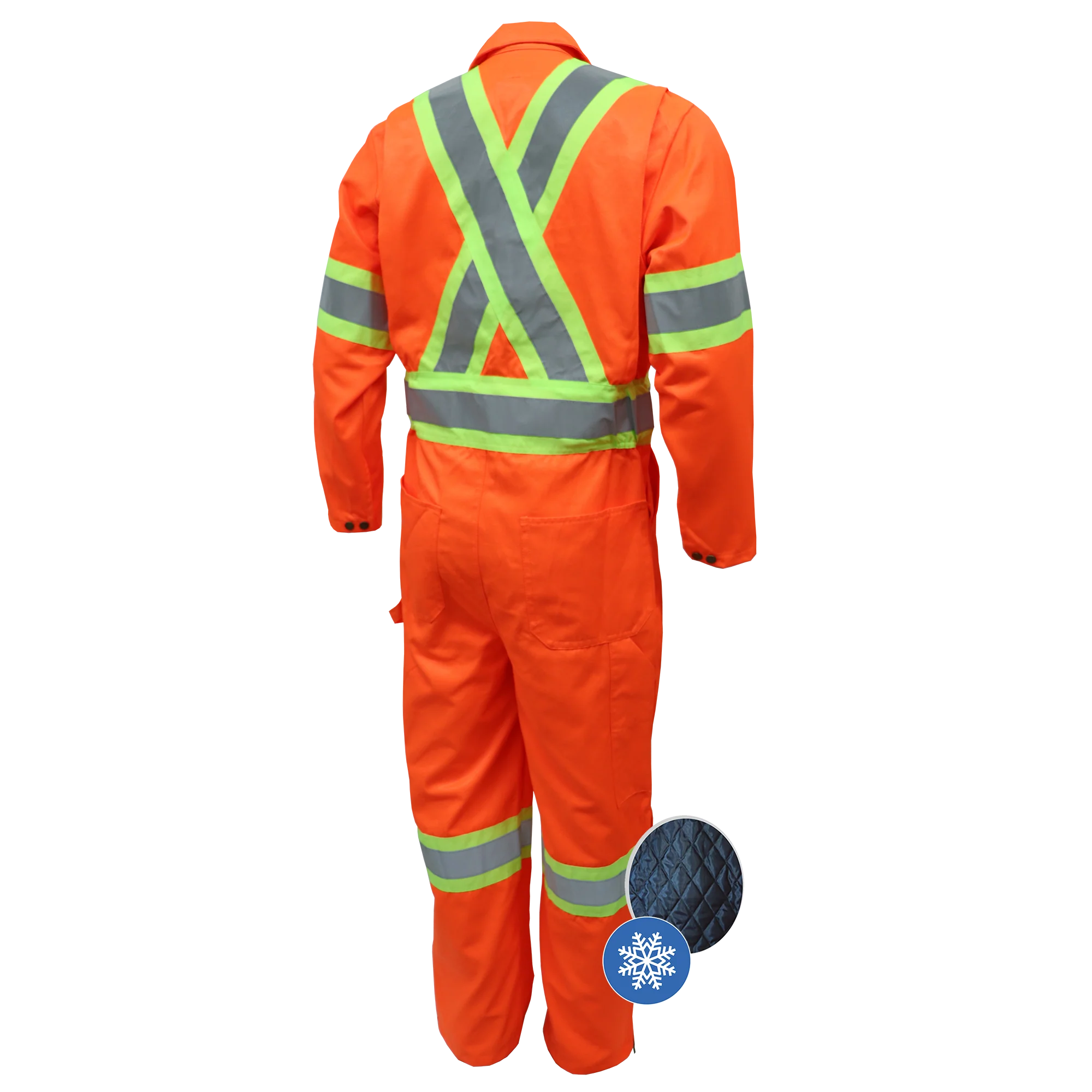Gatts WorkWear Hi-Vis Lined Coverall – 791XD4