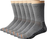 Merrell Unisex Everyday Work Crew Socks 6Pair/ Pack