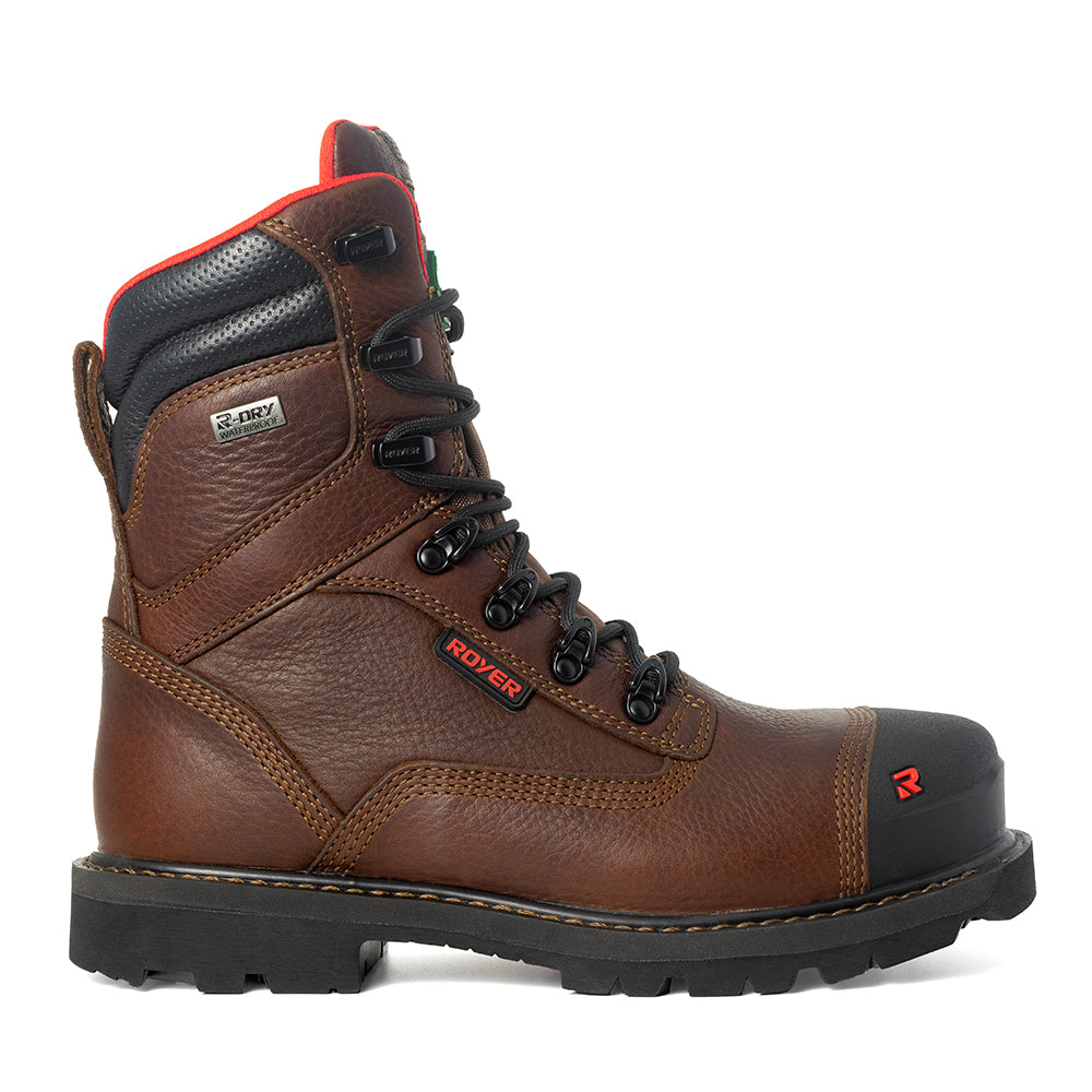 Bota de trabajo Royer Revolt™ Vibram Megagrip Pro™ de 8" CSA