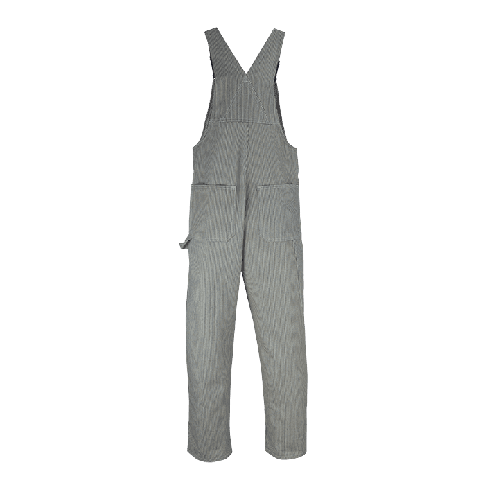 Big Bill Hickory Stripe Bib Overall with Zip Front Closure - 93