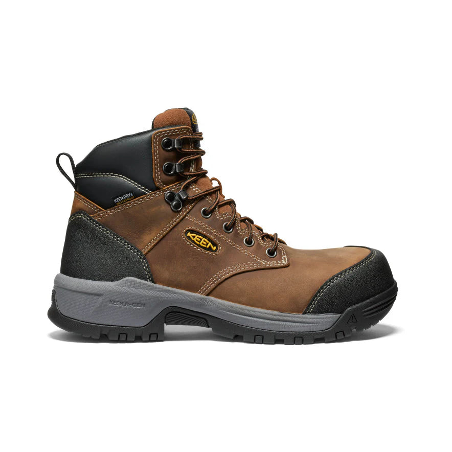 KEEN Bottes de travail imperméables Evanston 6" CSA pour hommes 1029855