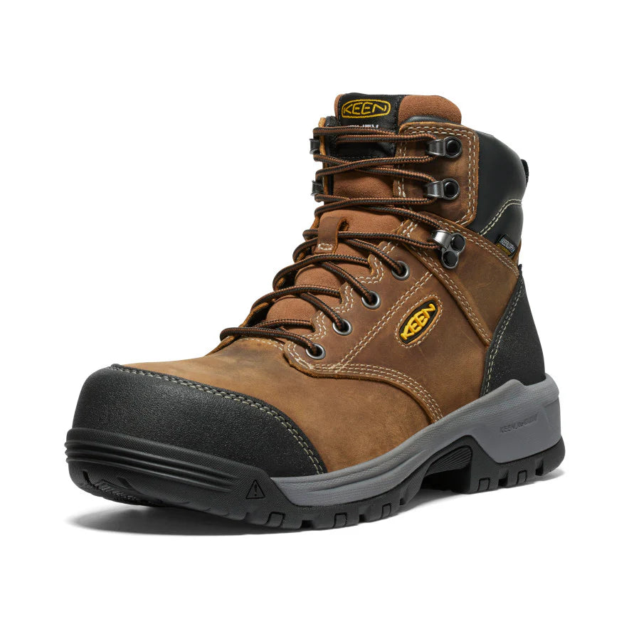 KEEN Bottes de travail imperméables Evanston 6" CSA pour hommes 1029855