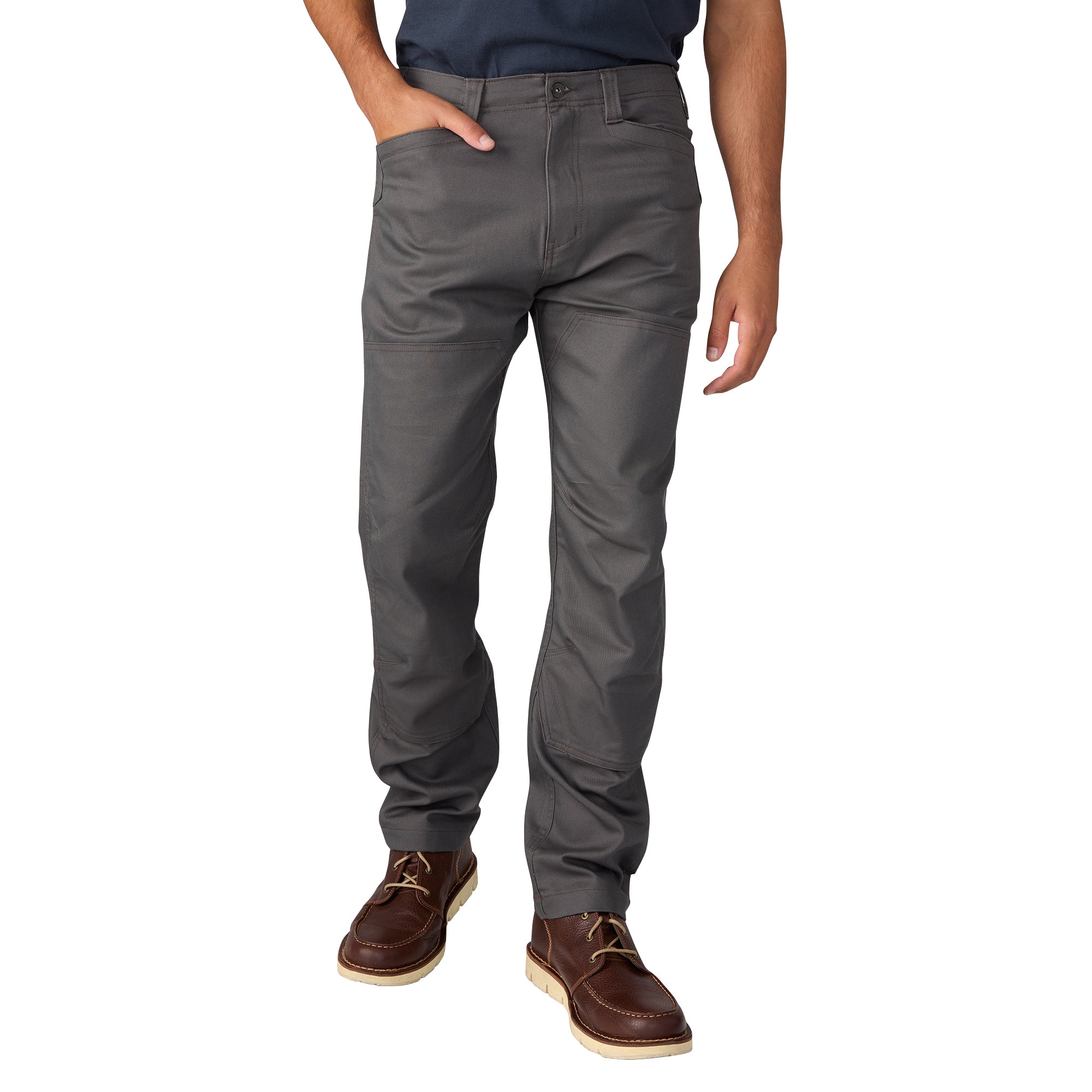 Dickies Men's Tradebuilt FLEX Duck Canvas Double Knee Pants A861D