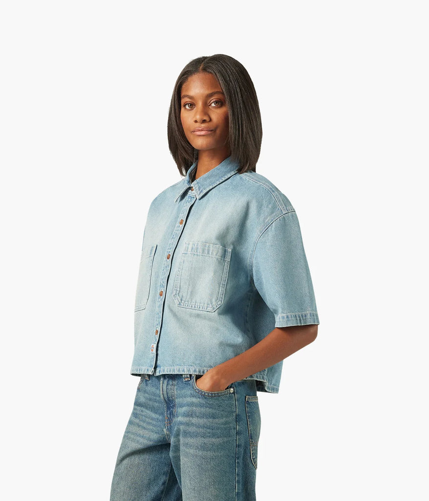 Dickies Women's Denim Work Shirt A87K9