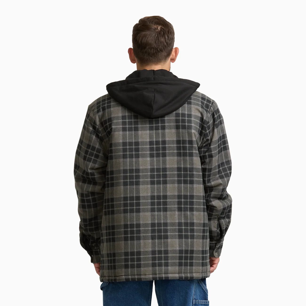 Dickies Insulated Plaid Hooded Shirt Jacket