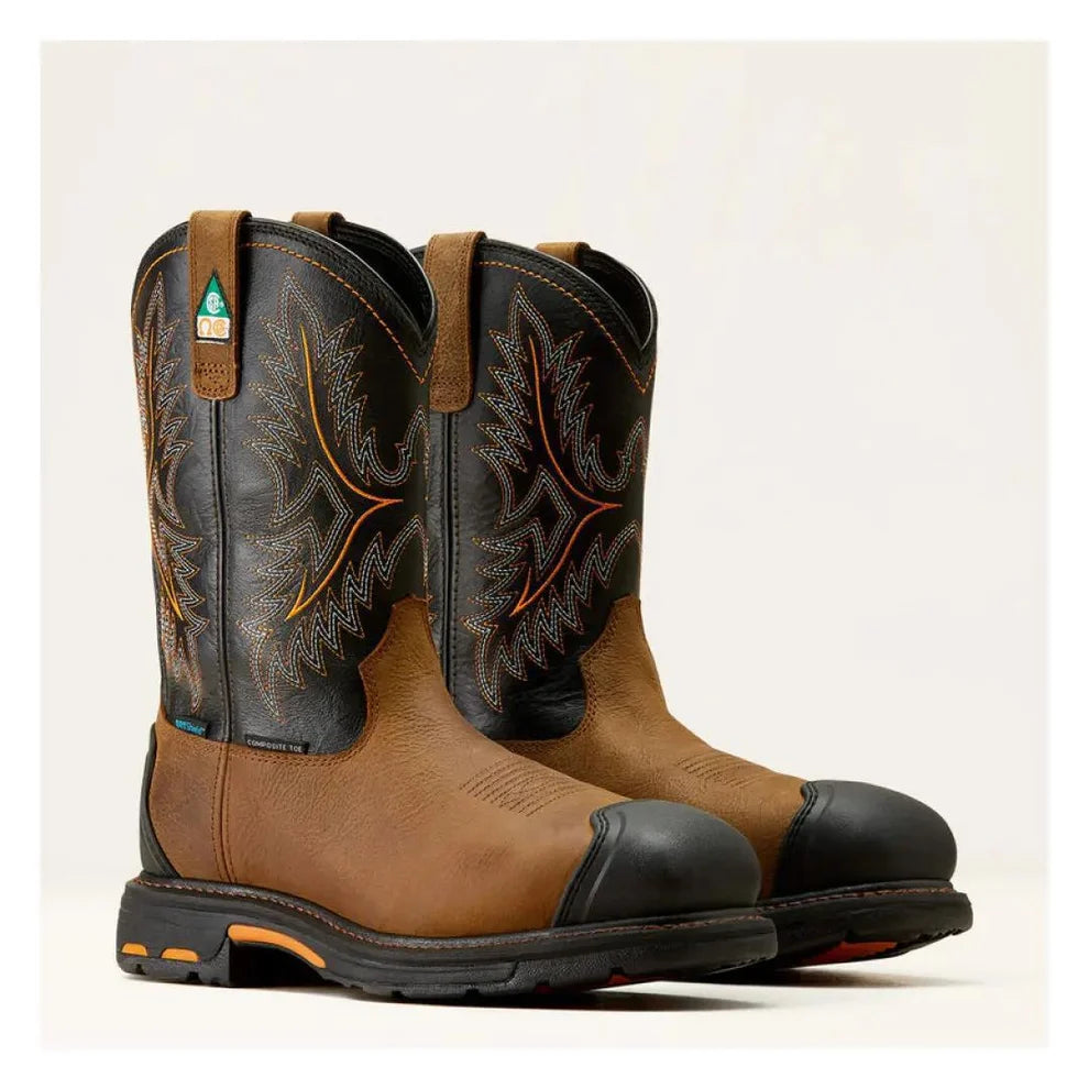Ariat Men's WorkHog WP CT CSA XTR Pull-On Work Boot