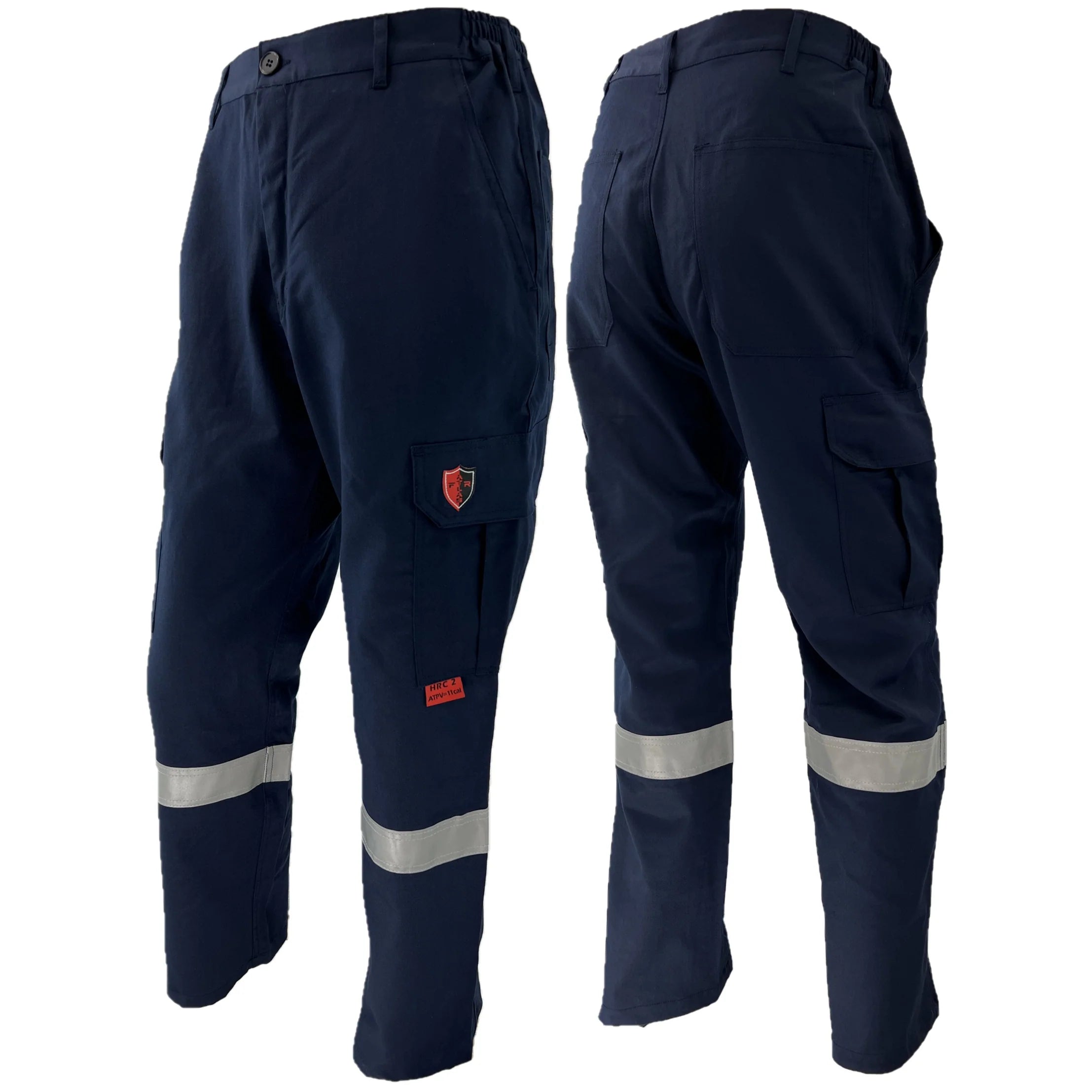 Pantalones cargo de alta visibilidad Atlas Guardian® FR / AR con franja de 2 pulgadas 405NB