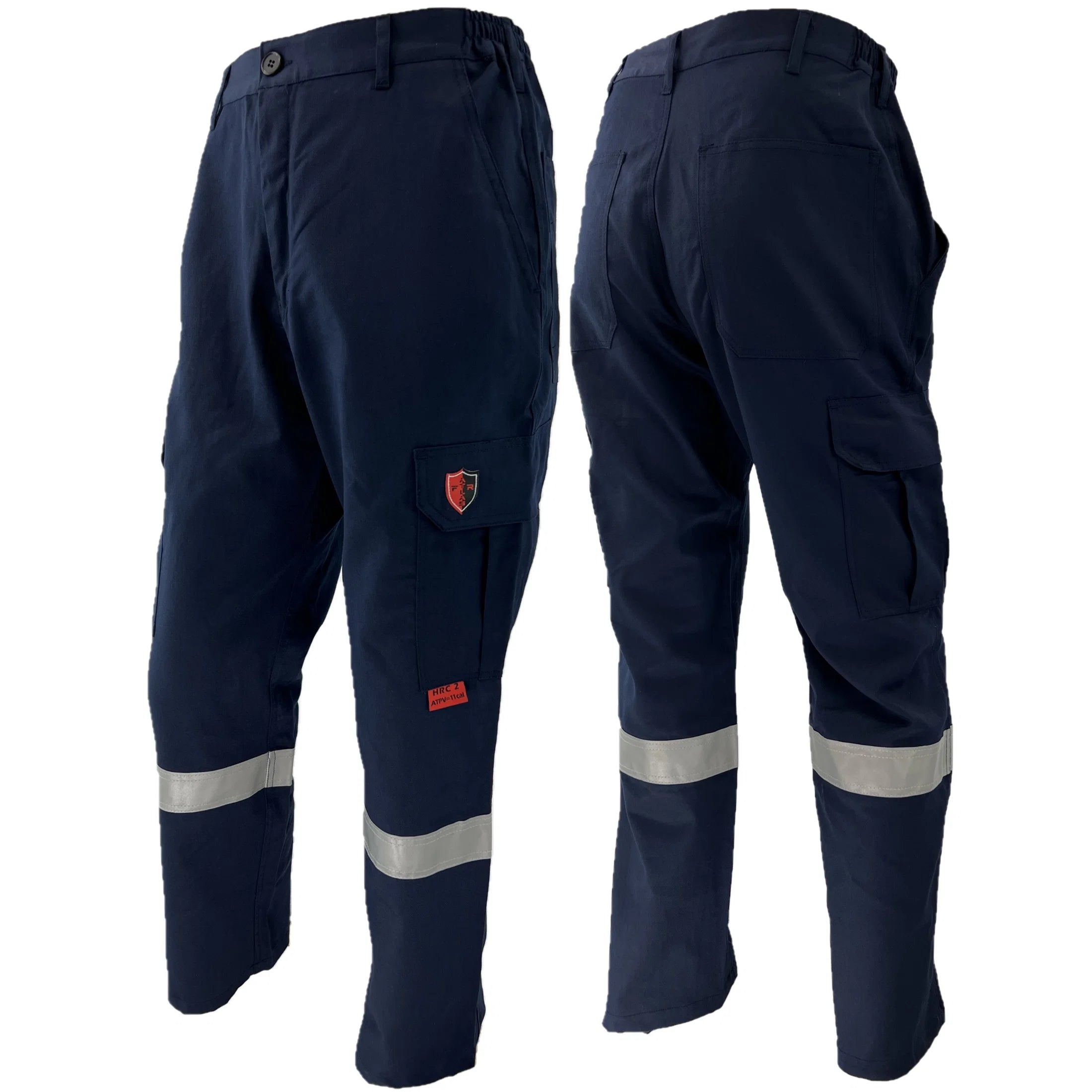 Pantalon cargo haute visibilité Atlas Guardian® FR / AR avec bandes de 2 po 405NB