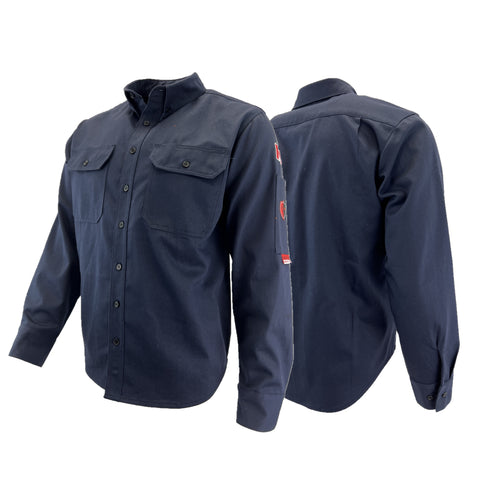 Atlas Guardian® Navy FR / AR Work Shirts 404NB