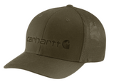 Carhartt Rugged Flex® Fitted Canvas Mesh-Back Logo Graphic Cap - 105353