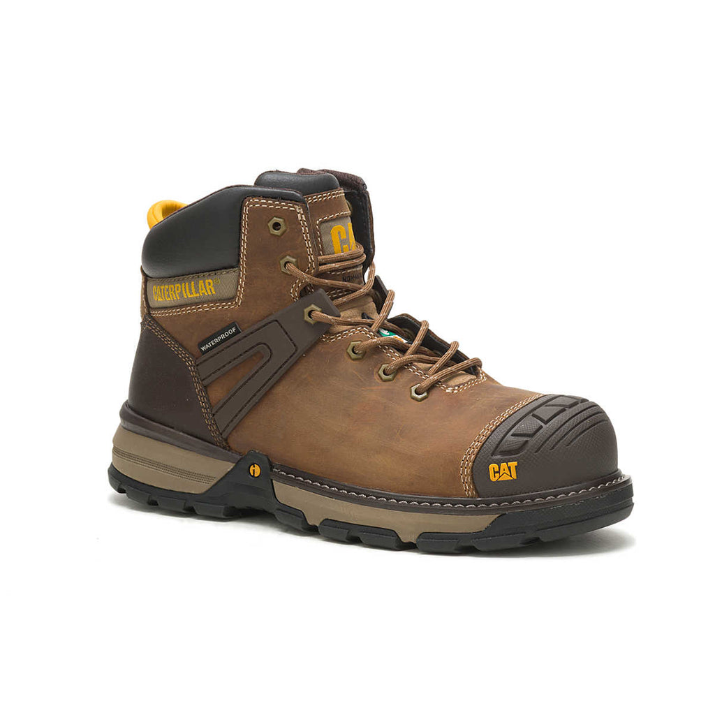 CAT Men's Excavator Superlite Waterproof Carbon Composite Toe CSA Work Boot