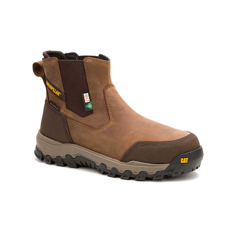 CAT Men's Threshold Rebound Chelsea Waterproof Steel Toe CSA Work Boot