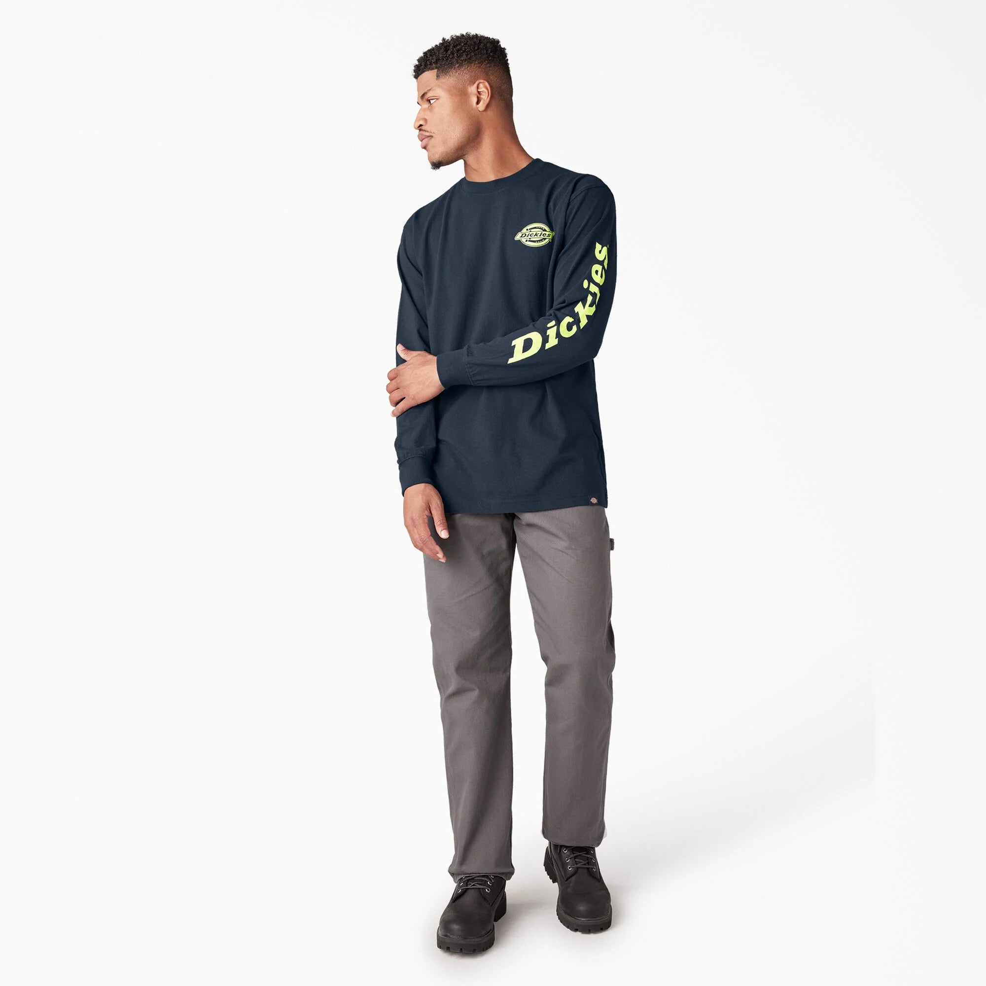 T-shirt graphique à manches longues épais Dickies pour homme WL22C
