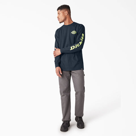 Dickies Men's Heavy Weight Long Sleeve Graphic T-Shirt WL22C