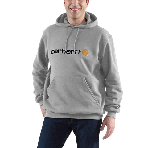 Carhartt Signature Logo Midweight Hooded Sweatshirt - 100074
