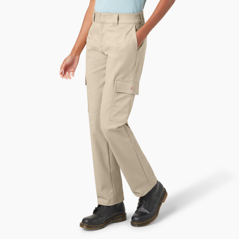 Dickies Women's Super Flex Twill Cargo Work Pants A85XT