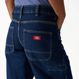 Dickies Women's Loose Fit Mid Waist Tapered Work Jeans A885J
