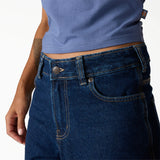 Dickies Women's Loose Fit Mid Waist Tapered Work Jeans A885J