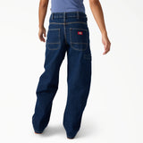Dickies Women's Loose Fit Mid Waist Tapered Work Jeans A885J