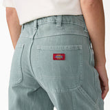 Dickies Women's Loose Fit Mid Waist Straight Carpenter Jeans A889Y