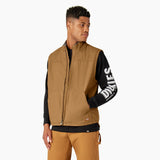 Dickies Men's High Pile Fleece Lined Duck Vest - TE360