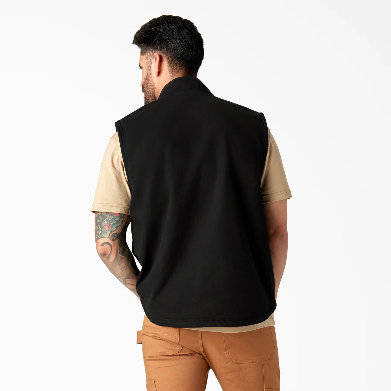 Dickies Men's High Pile Fleece Lined Duck Vest - TE360