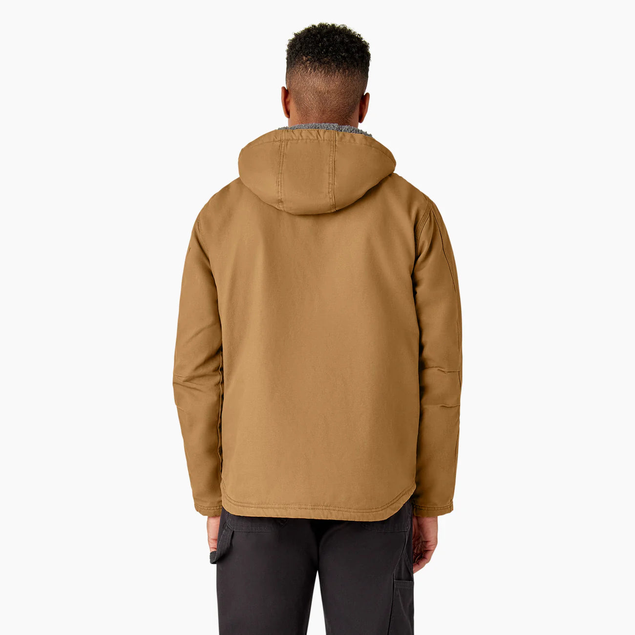 Blouson Dickies en toile, doublé molleton à poils longs pour homme - TJ360