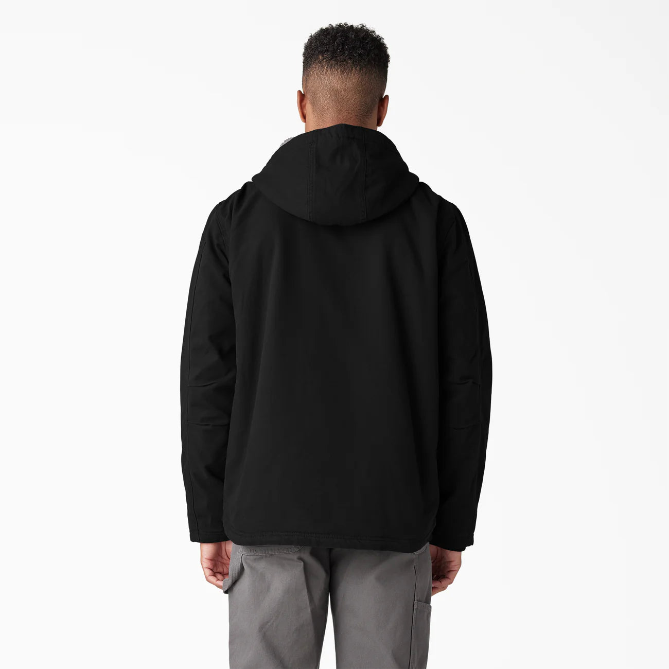 Blouson Dickies en toile, doublé molleton à poils longs pour homme - TJ360