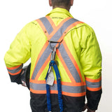 ZeppsGear Hi-Vis Insulated Jacket with Safety Harness Passtrough 23-10X
