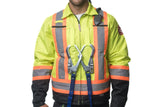 ZeppsGear Hi-Vis Insulated Jacket with Safety Harness Passtrough 23-10X