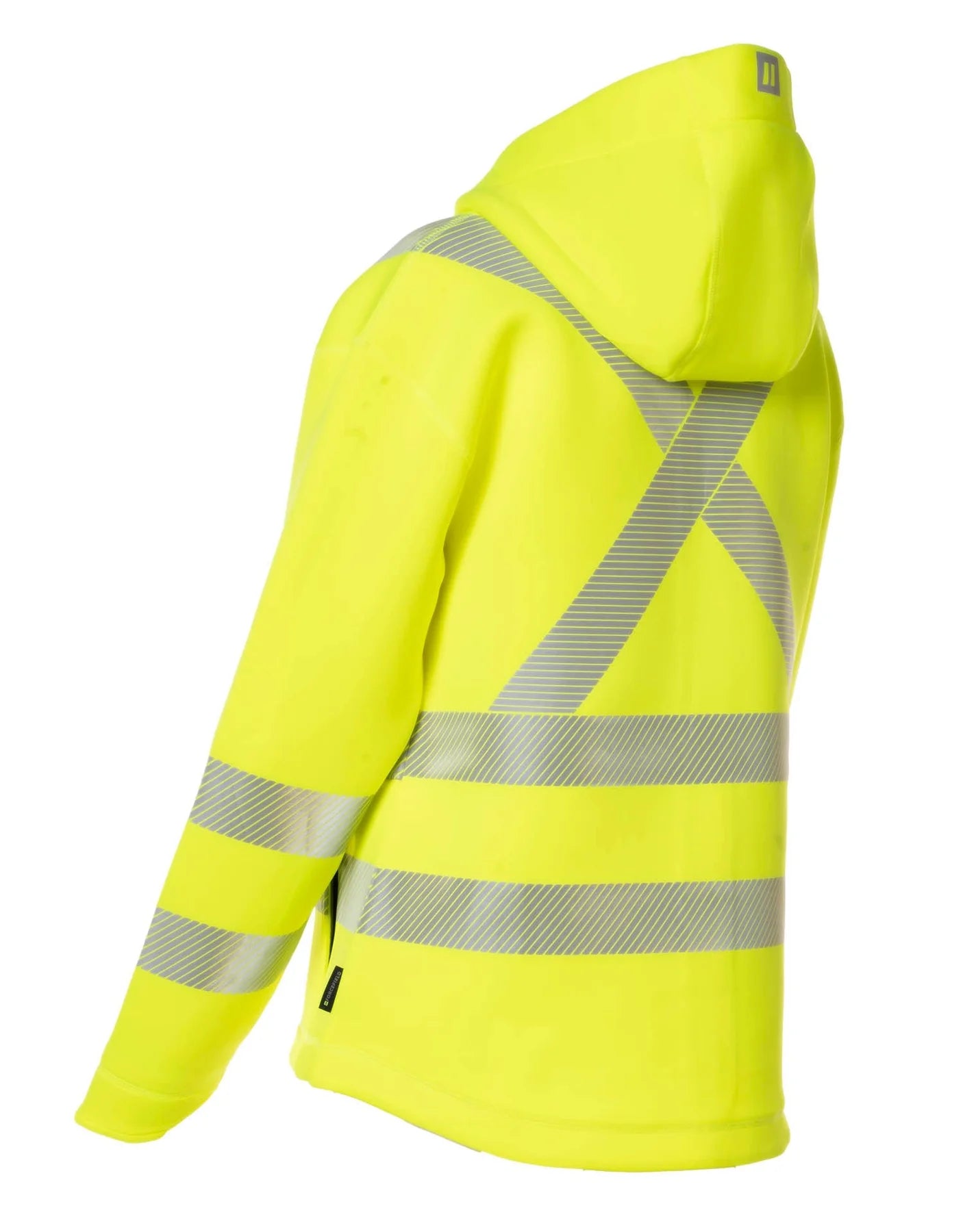 Forcefield Women's Lime Technical Safety Zip-Up Softshell Hoodie