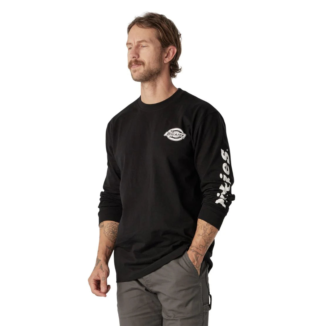 T-shirt graphique à manches longues épais Dickies pour homme WL22C