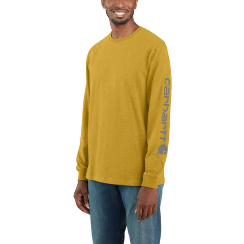 Carhartt Loose Fit Heavyweight Long-Sleeve Logo Graphic T-Shirt Carhartt Loose Fit Heavyweight Long-Sleeve Logo Graphic T-Shirt