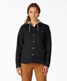 Dickies Women's Duck Hooded Shirt Jacket FJ077