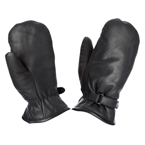 Tough Duck Leather Adjustable Pile Lined Mitt G35312