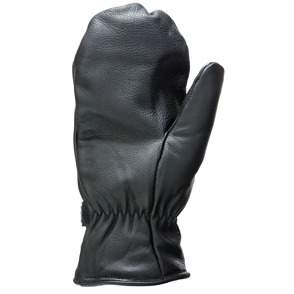Tough Duck Adjustable Leather Pile Lined Mitt