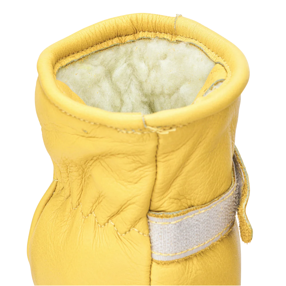 Tough Duck Adjustable Leather Pile Lined Mitt