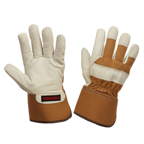 Tough Duck Men’s 150g 3M Thinsulate Lined Cowgrain Fitters Glove G69916