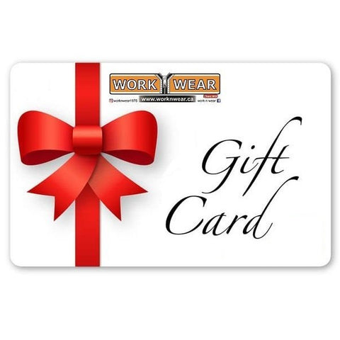 Cartes-cadeaux WORK N WEAR